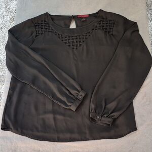 Buckle Red Women's Blouse